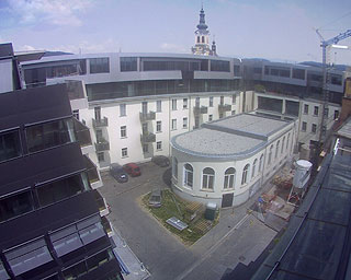 Archivbild Webcam 2 Baustelle Neubau 'Residenz zum silbernen Elefanten' Graz (5 Minuteninterval)